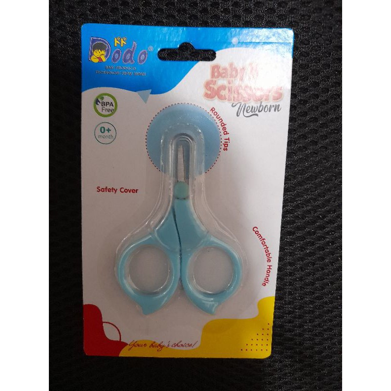 Dodo Baby Scissors - Dodo Gunting Kuku Bayi 0+ dan 3+ - Dodo gunting kuku bayi dengan tutup