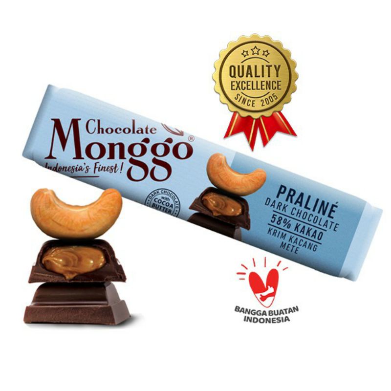 

Coklat Monggo PRALINE 40Gr