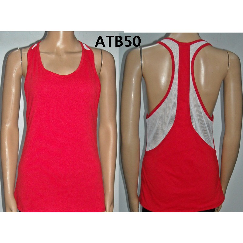 Tanktop Senam Zumba Yoga Dance 3 lapis kombinasi jala kode ATb50