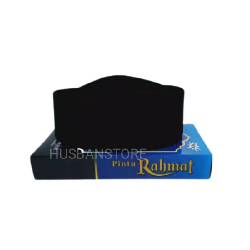 Peci Songkok hitam susun merek pintu rahmat