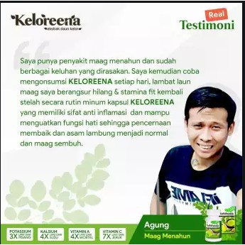 Keloreena Ekstrak Daun Kelor ASLI Obat Herbal Asam Lambung Naik,Nyeri Ulu hati,Magh Kronis-3