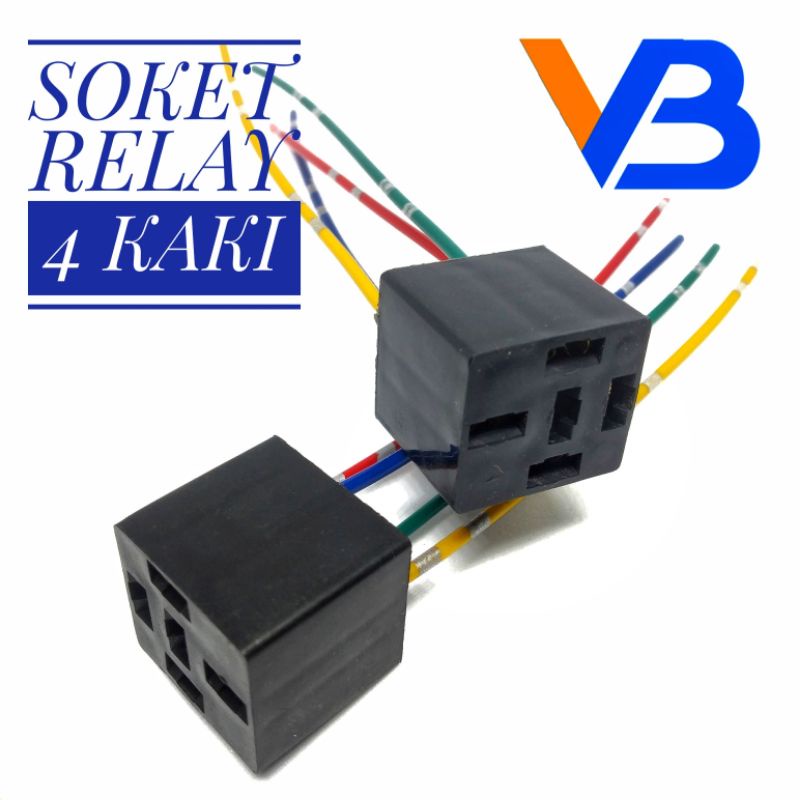 Jual Socket Relay 4 Kaki Soket Relay 4 Kaki Soket Relay Klakson 4 Kaki