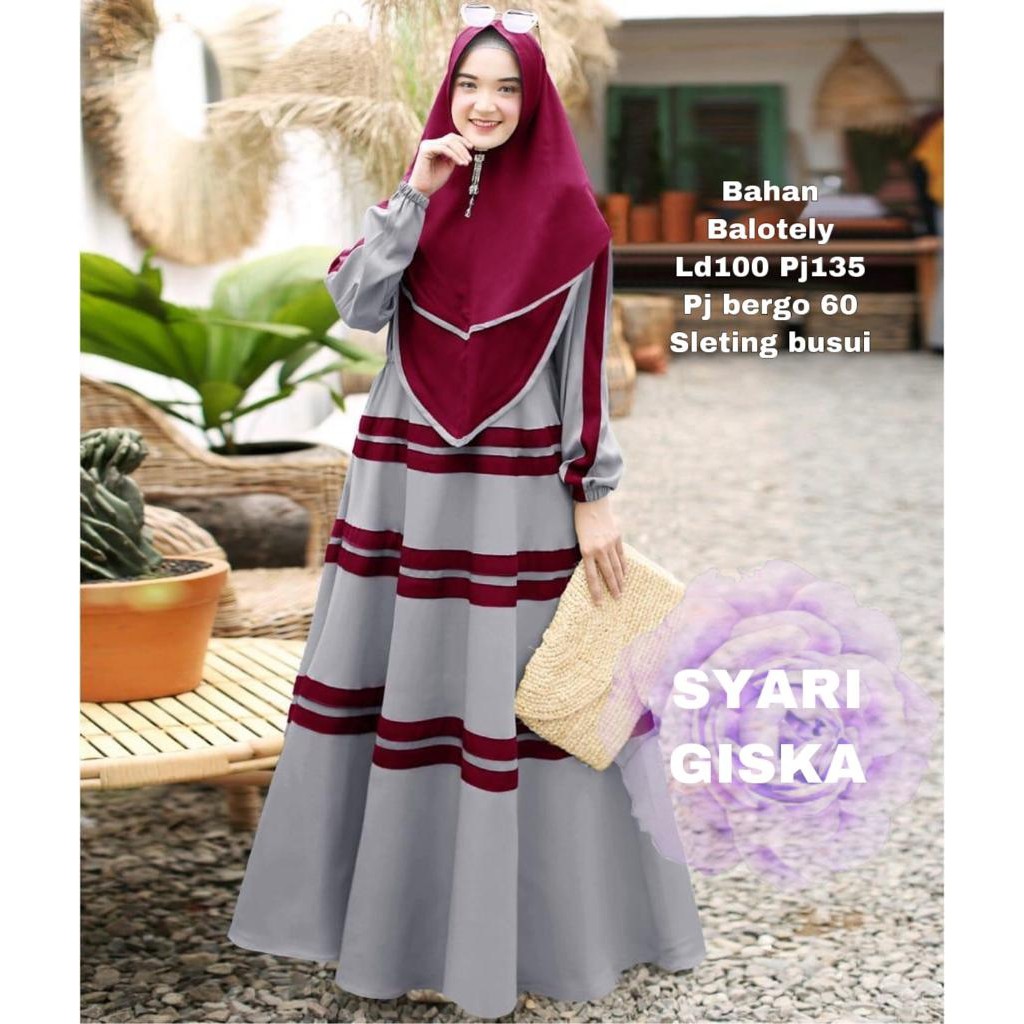 SYARI GISKA SADA rD / GAMIS GISKA NISRINA 2IN1