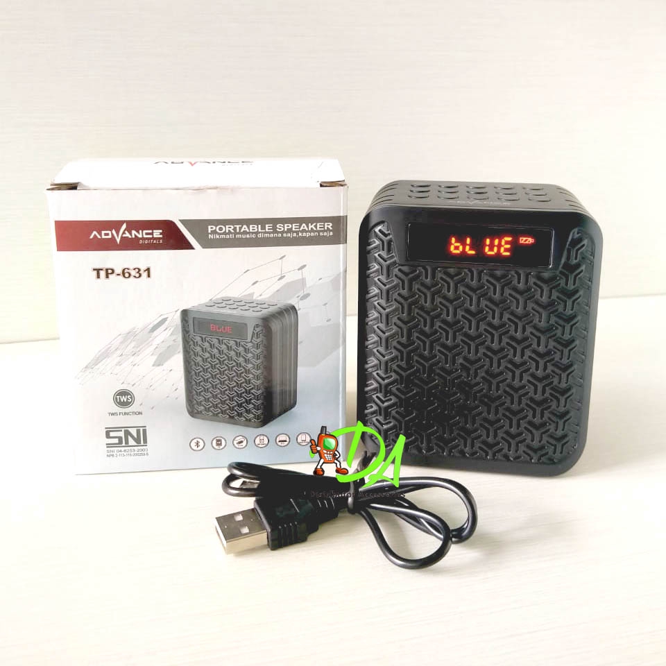 Speaker Advance TP-631 BT / Bluetooth Portable / tp631 TP 631 speaker tombol angka