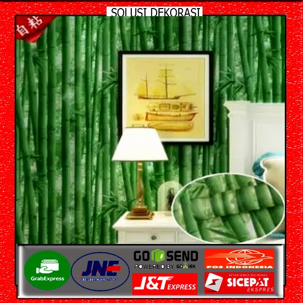 Wallpaper Dinding Murah | Size 45 CM x 10 M | Motif Kotak 3D | Anti Air | Solusi Dekorasi