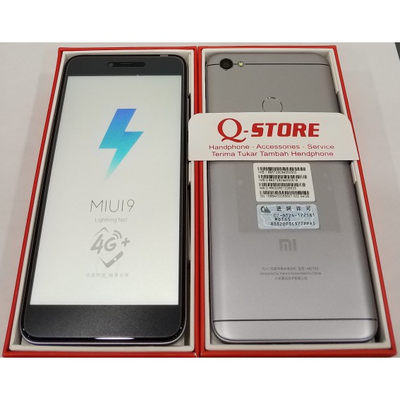 ORIGINAL (ASLI) XIAOMI REDMI NOTE 5A RAM 4/64GB (GREY) GARANSI DISTRIBUTOR 1 TAHUN