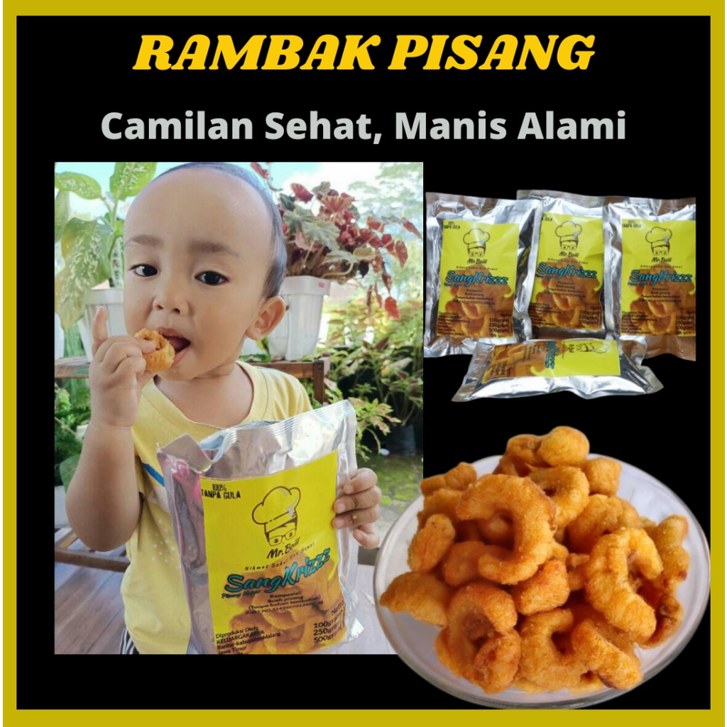 

Camilan Murah Rambak Pisang Oleh Oleh Khas Malang / Cemilan Sehat Manis Alami