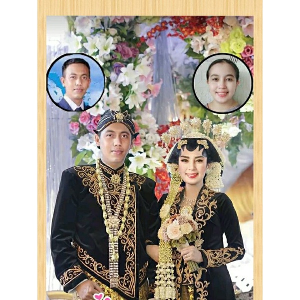 EDIT FOTO GANTI WAJAH PASANGAN PENGANTIN (NO CETAK)