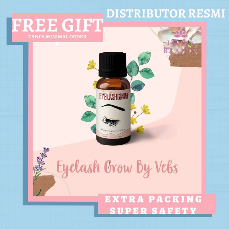 [DISTRI RESMI & FREE GIFT] EYELASH GROW VIRAL TIKTOK VEBSSTORE - Serum Bulu Mata & Alis Eyelashgrow