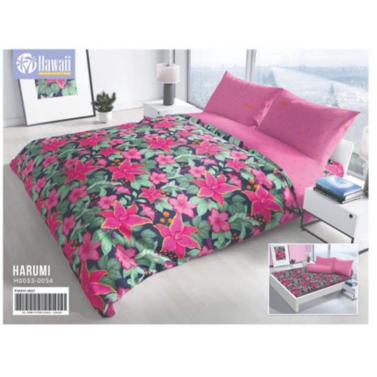 ❤ IJN ❤ NEW BEDCOVER HAWAI COMFORTER BED COVER SAJA HALUS TIDAK LUNTUR KING SIZE