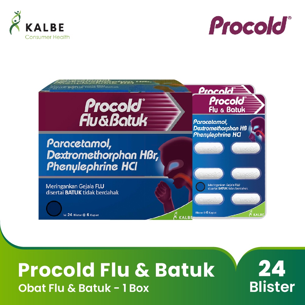 PROCOLD FLU &amp; BATUK - Obat Flu &amp; Batuk 1 Box