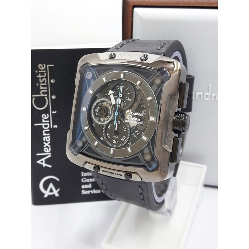 Jam Tangan Pria Alexandre Christie AC 3030 MC BLGYBL Stainless Steel