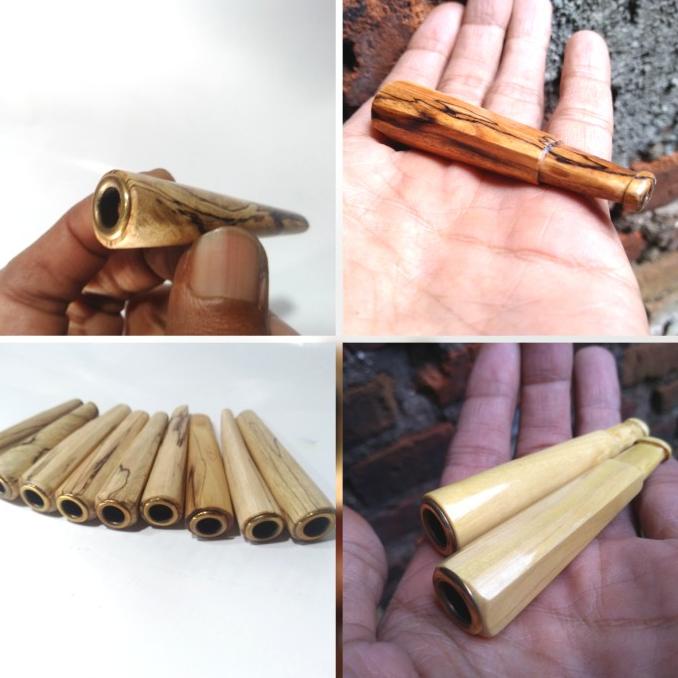 ><><><] Pipa Kerajinan Once Kayu Kemuning Jawa | Cangklong Kemuning Gading