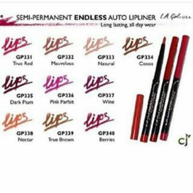 La Girl Endless Auto Lip Liner