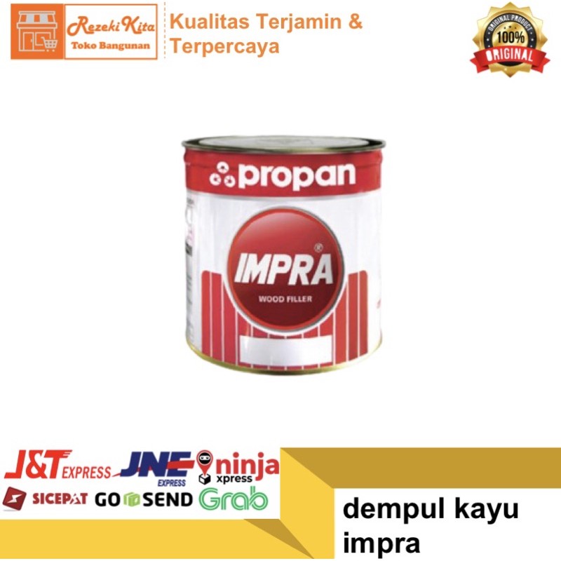 Dempul kayu Wood Filler Red Mahoni Impra Propan WF 115