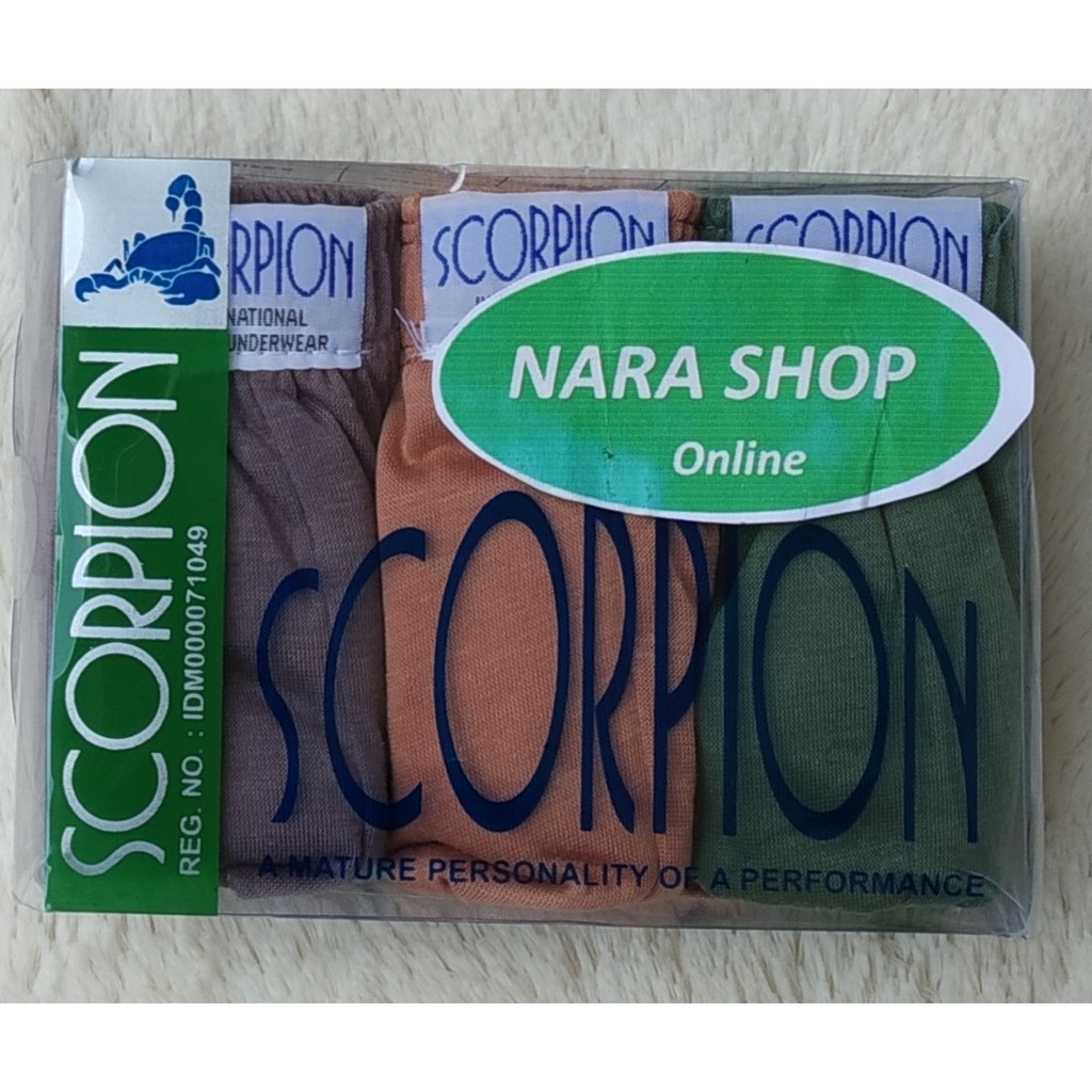 Cd Scorpion | Celana Dalam Pria Murah Berkualita | Cd Pria Dewasa | Pakaian Dalam Pria | Scorpion