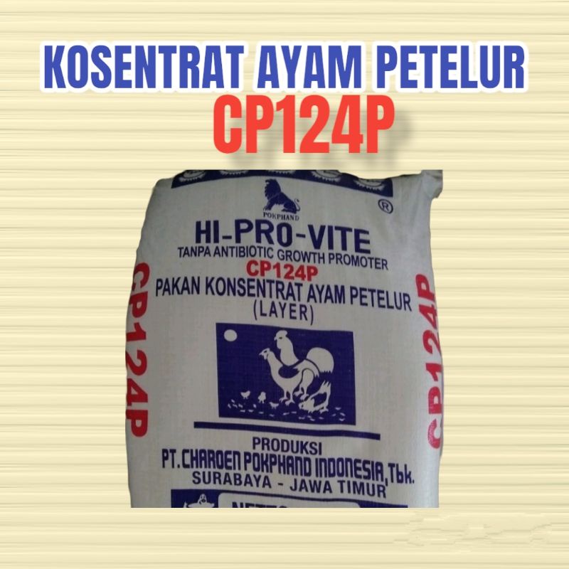 kosentrat 124P 124PRIMA pur voer pakan ayam petelur