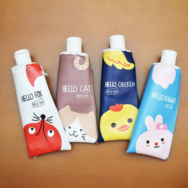 

Hello Nice Day Toothpaste Tube Pencil Case