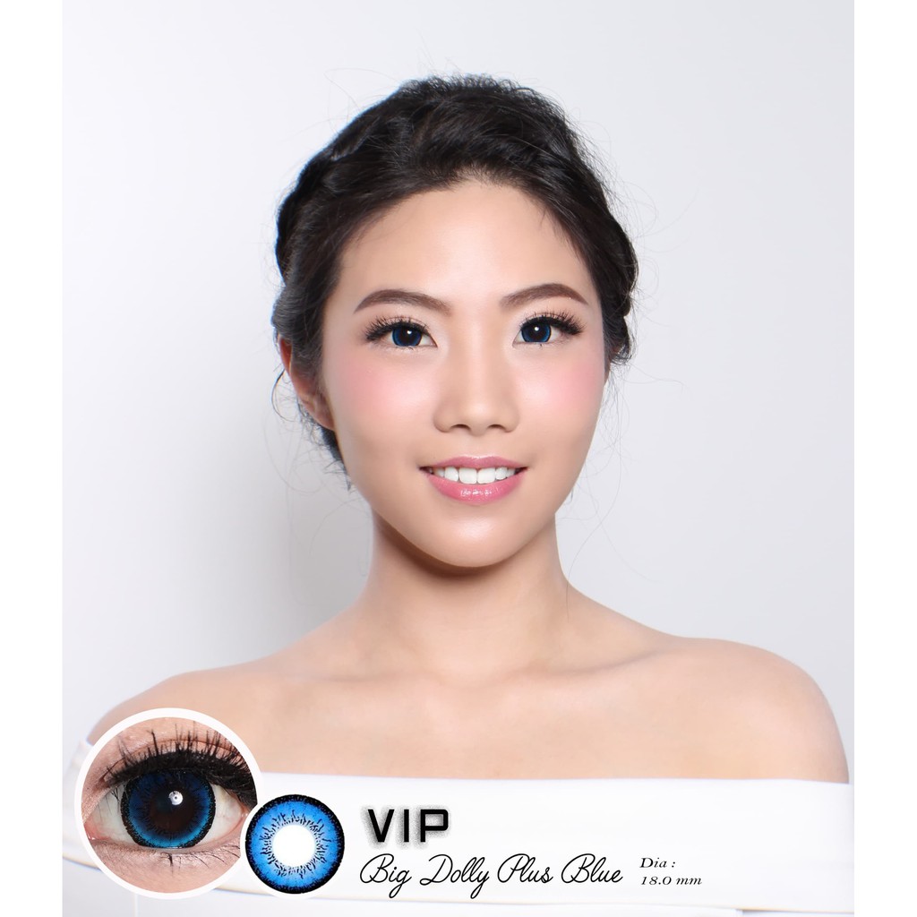 Softlens VIP Big Dolly Plus Blue