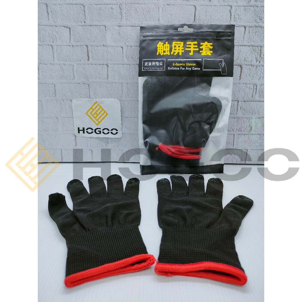 Sarung Tangan HP Touchscreen Pria Wanita Sarung Tangan Motor Sarung 5 Jari Sentuh E-Sport Gaming Glove Sarung ML Mobile Legend PUBG