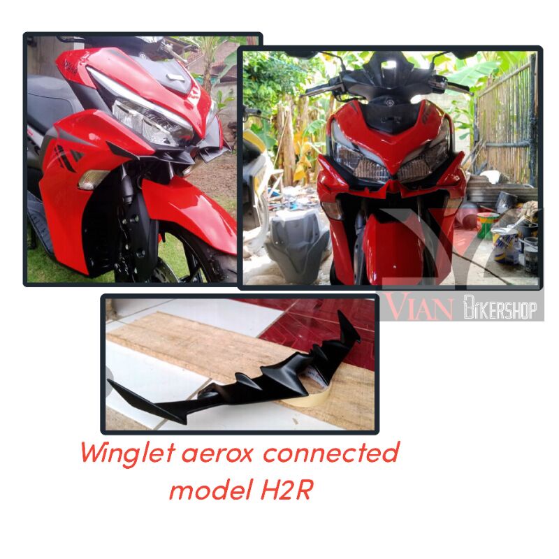 Winglet yamaha new aerox155  connected