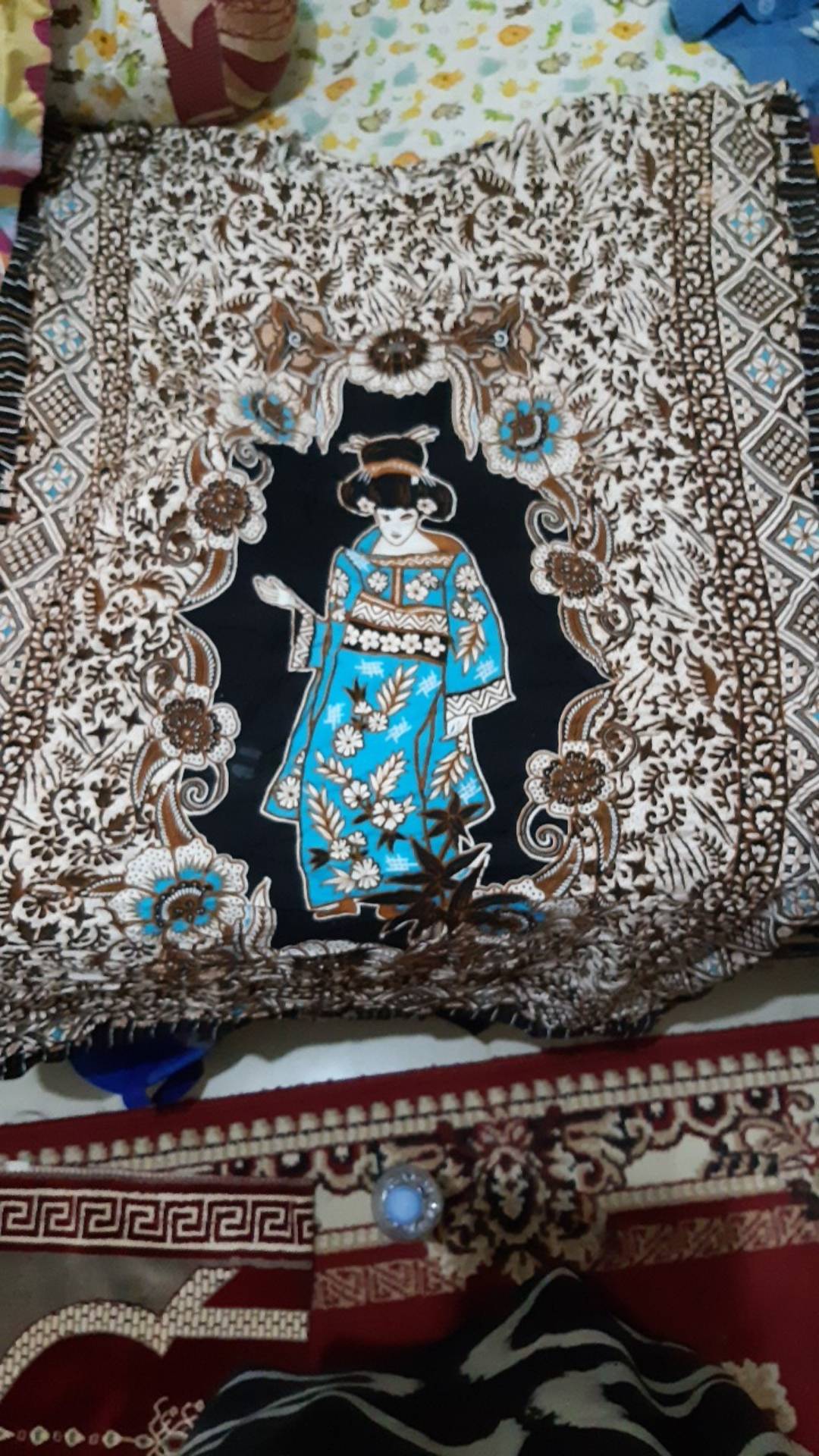 Daster Batik Solo Kelelawar Motif Oshin Ld.-+132cm Pj.-+115cm
