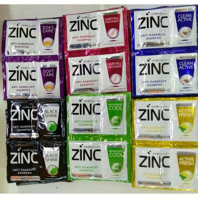 Zinc Shampo Sachet (isi 12)