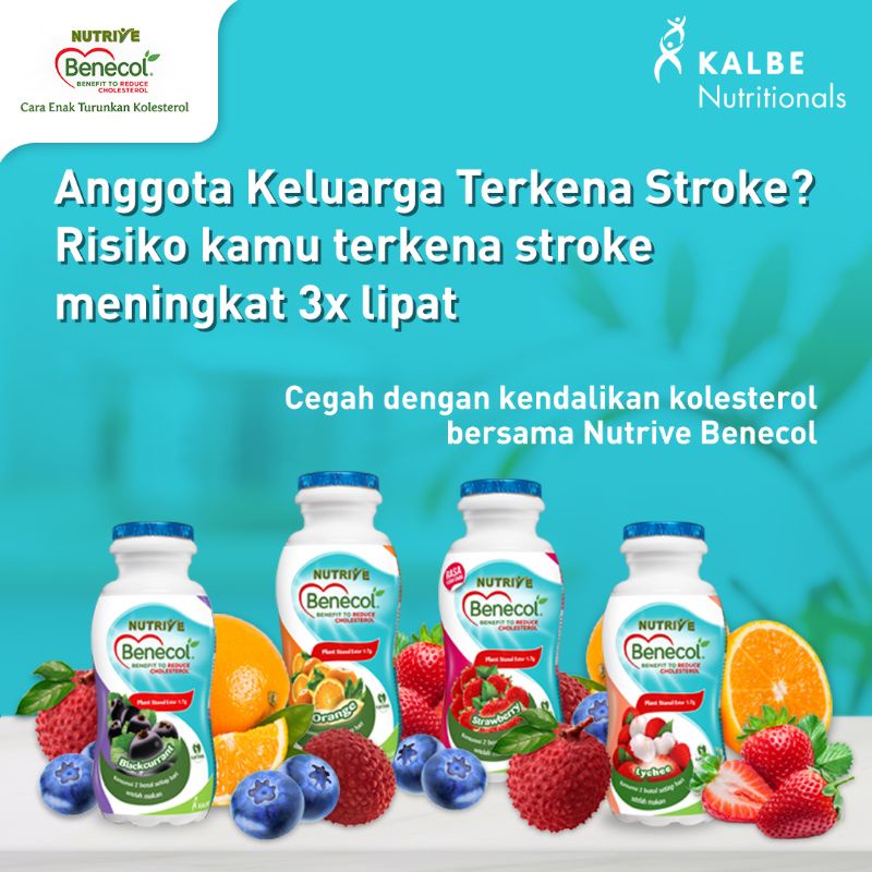 NUTRIVE BENECOL - MINUMAN MENURUNKAN KOLESTEROL - BUANG LEMAK JAHAT