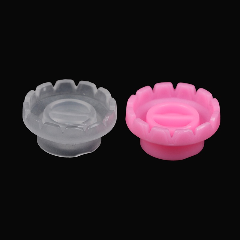100pcs / Kantong Cup Holder Lem Bulu Mata Palsu Bahan Plastik