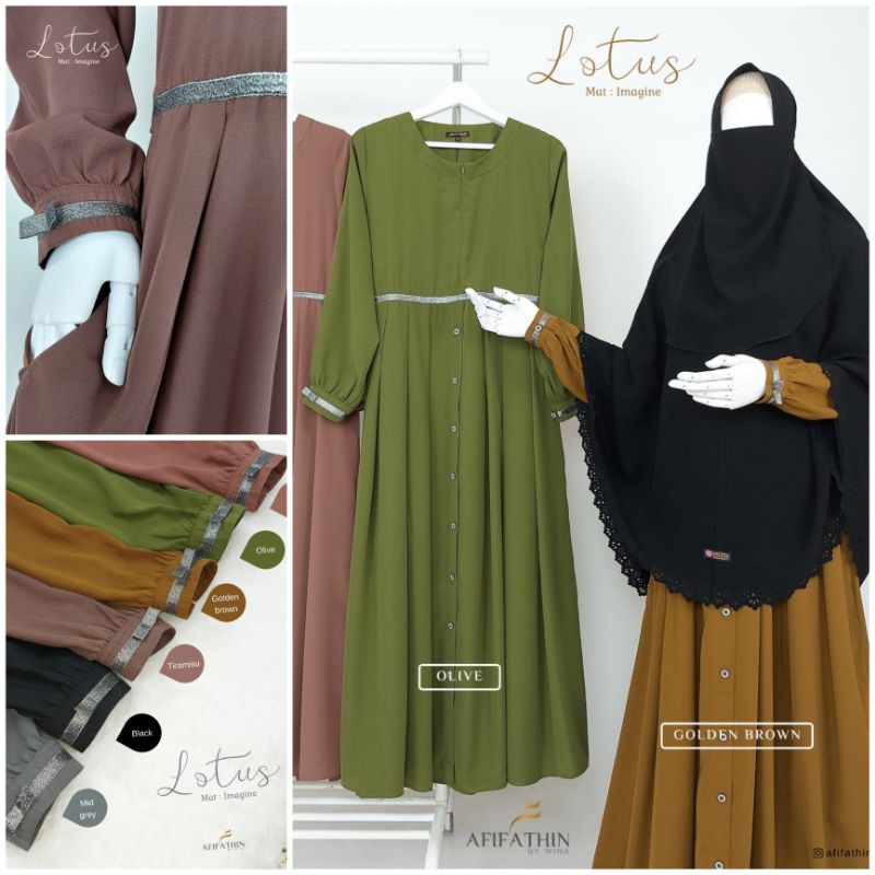 Gamis Lotus By Afifathin / Gamis Only