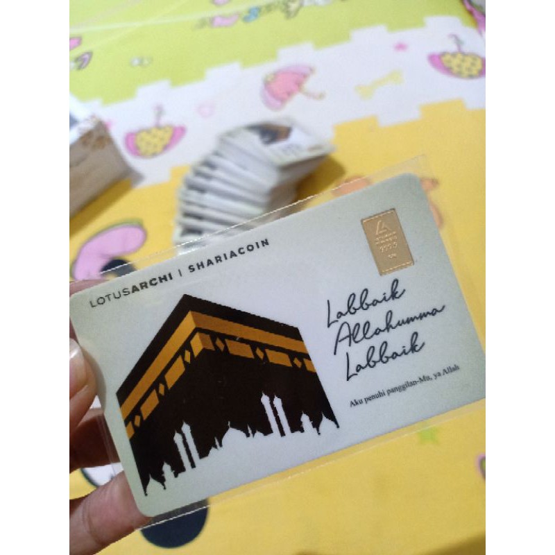 emas logam mulia lotus archi gift series LA 0,5gr