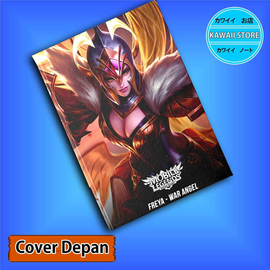 

Notebook / Pocket book Hard Cover Game MLBB FREYA - WAR ANGEL uk A5 & A6 / Notes Book