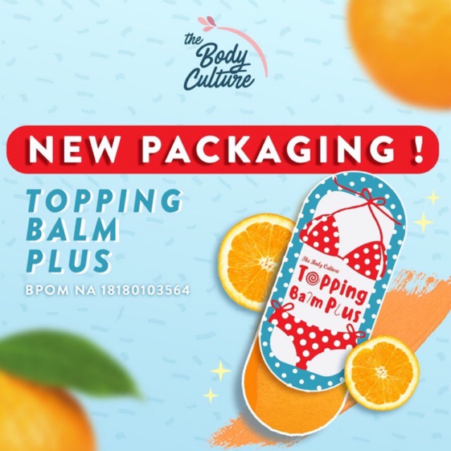 New Packaging Topping Balm Plus The Body Culture Niple Cream BPOM Toping Balm Plus Pemutih Ketiak