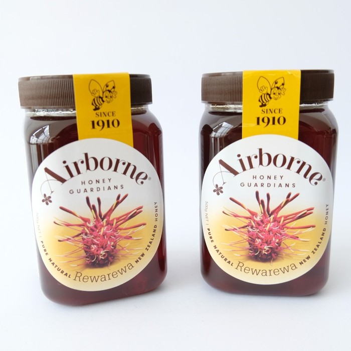 Airborne - Madu Rewarewa 500gr - Rewarewa Honey - New Zealand Natural Honey