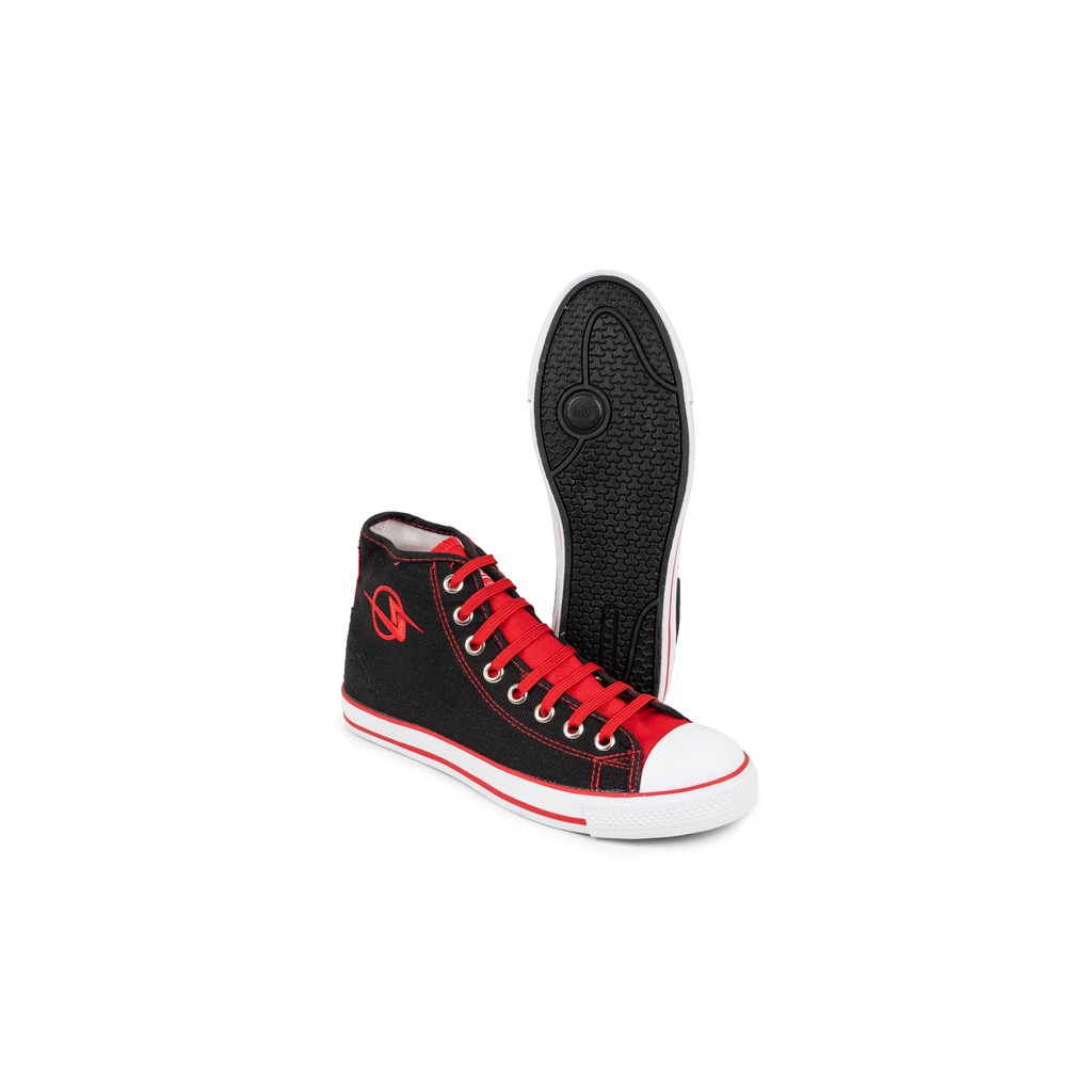 SEPATU DALLAS CAMPUS HIGH CUT (HC) BLACK RED