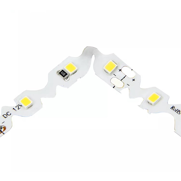 LED Flexible Strip 2835 tekuk model S 12v Putih ip65 - 300LED per roll