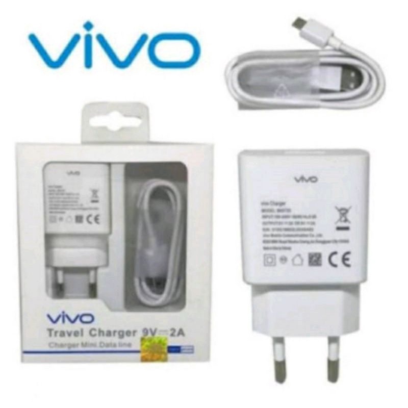 TC CASAN TRAVEL CHARGER VIVO 2A MICRO USB FAST CHARGING ORIGINAL