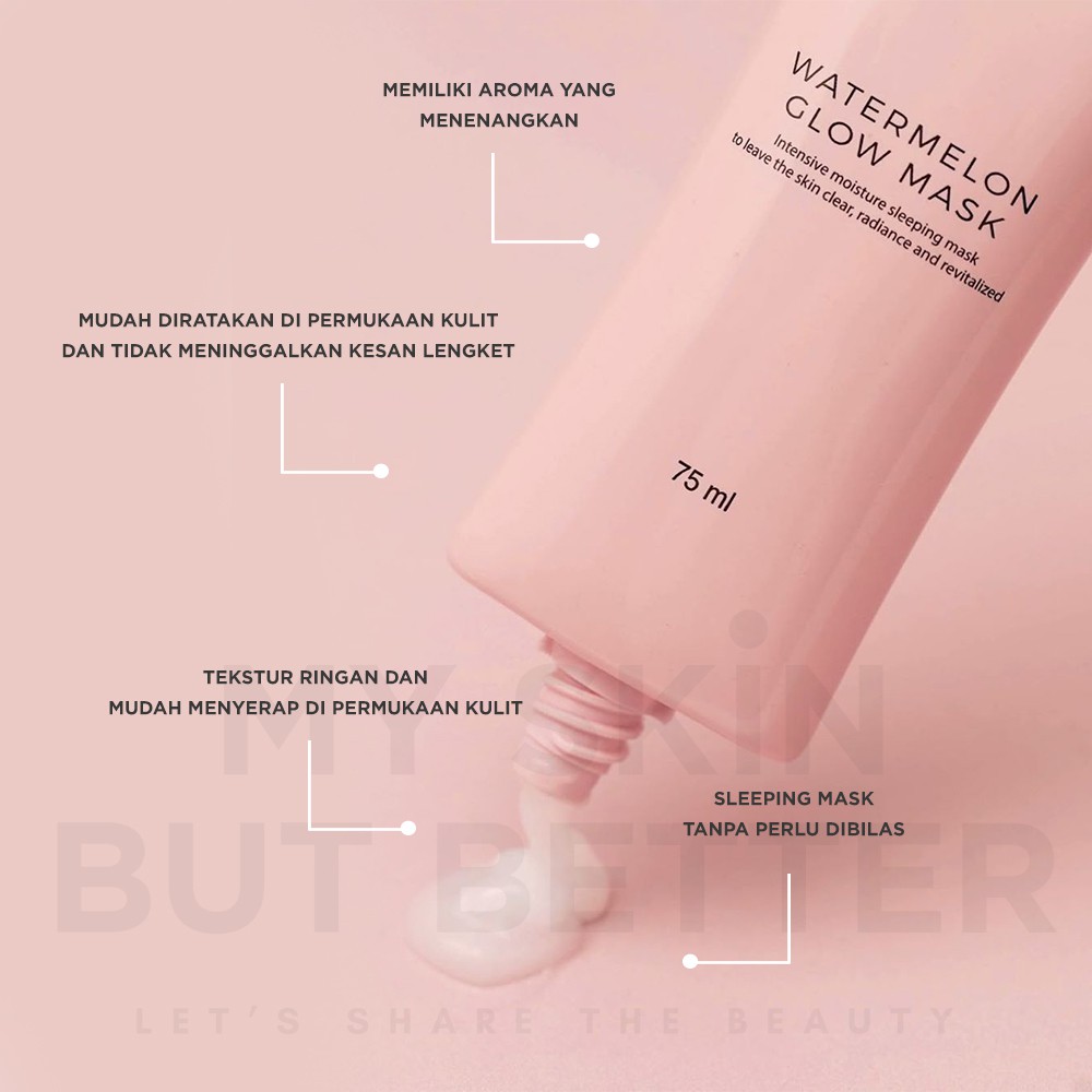 MSBB - Lacoco Watermelon Glow Mask 75Ml-1