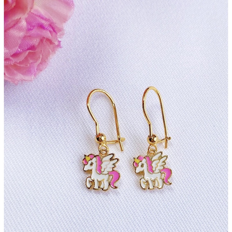 Anting Anak Unicorn Lapis Emas