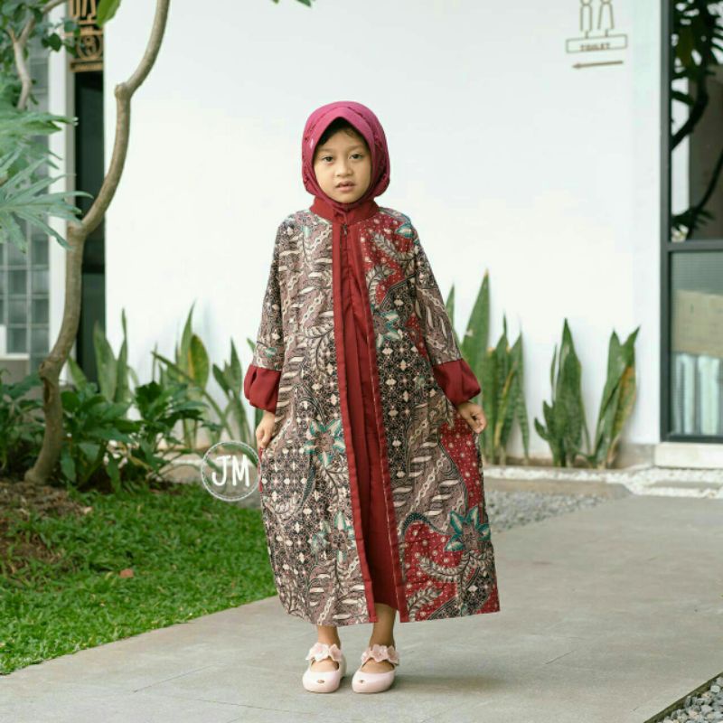 SET BAJU BATIK GAMIS SARIMBIT COUPEL SARIMBIT SERAGAM KELUARGA ANAK FAMILY TERBARU PEKALONGAN