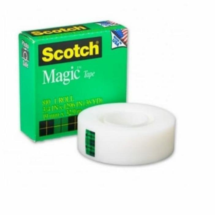 

Terbaru - 3M scotch magic tape 3/4 x 36y 810