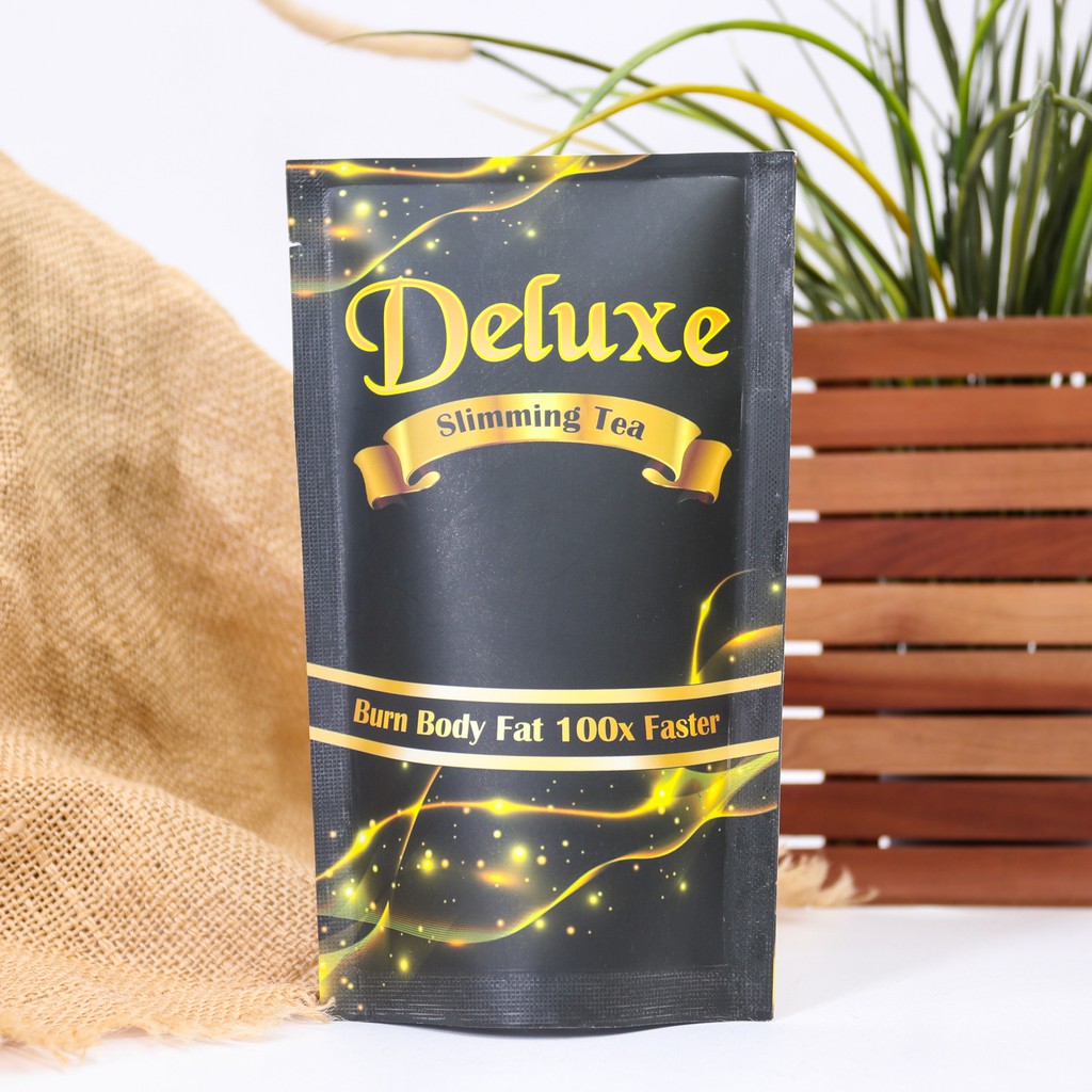 Deluxe Slimming Tea Diet Detox Tea Penurun Berat Badan Pelangsing Herbal Teh Diet Alami (1 Pack)