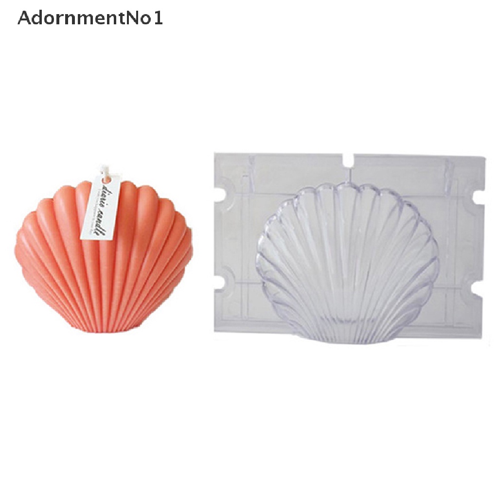 (AdornmentNo1) Cetakan Lilin / Sabun Handmade Bentuk Kerang Bahan Plastik