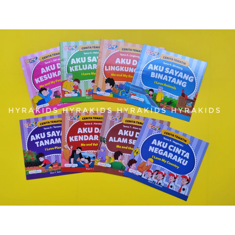 Buku Dongeng Cerita Anak Bergambar Cerita Tematik