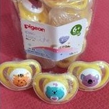 Pigeon Baby Silicone Mini Light Pacifier 6+ - Empeng Silicon Bayi Minilight Silikon Ecer / Curah / Toples Tanpa Box / Plastik