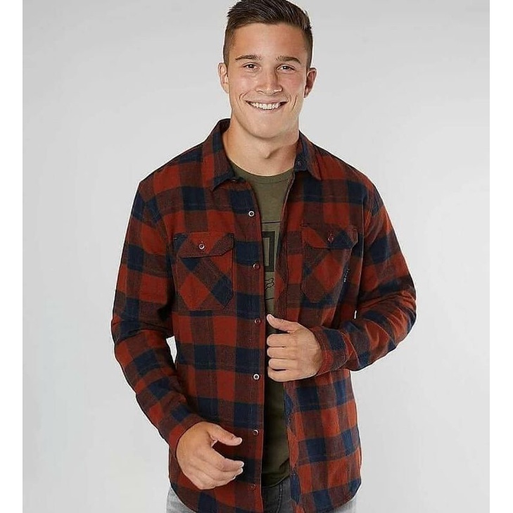 FOX RACING Gamut Stretch Flannel 2 pocket