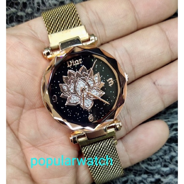 PROMO AKHIR TAHUN!!! Jam tangan magnet lotus (free box &amp; baterai cadangan)