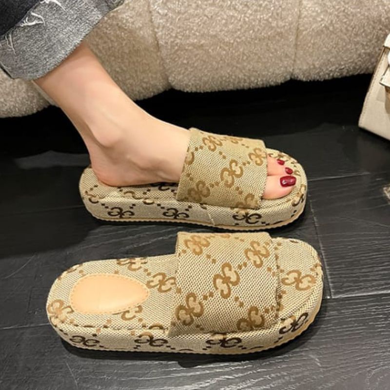 Sandal Wanita Import 090260 Sandal Sld Kanvas Flip Flops