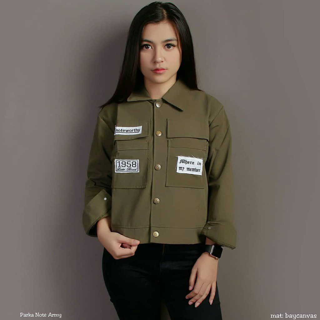 Nara Grosir - Parka Note l Jaket Wanita