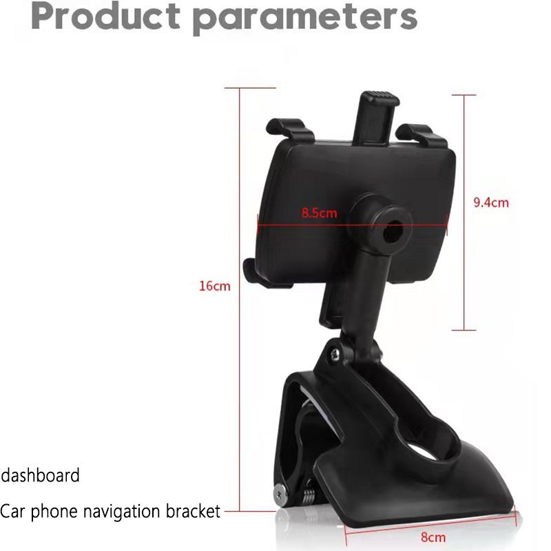 COD❤Holder Hp Dashboard Mobile Jepit 360 Degrees 3 In 1 Universal Aone